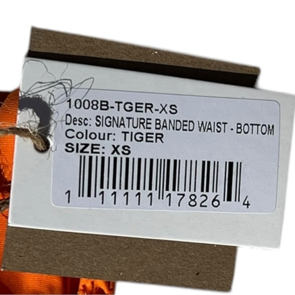 🌻NEW w.Tags Free People x Toast Orange Signature Banded Waist Bikini Bottom XS - Picture 5 of 13